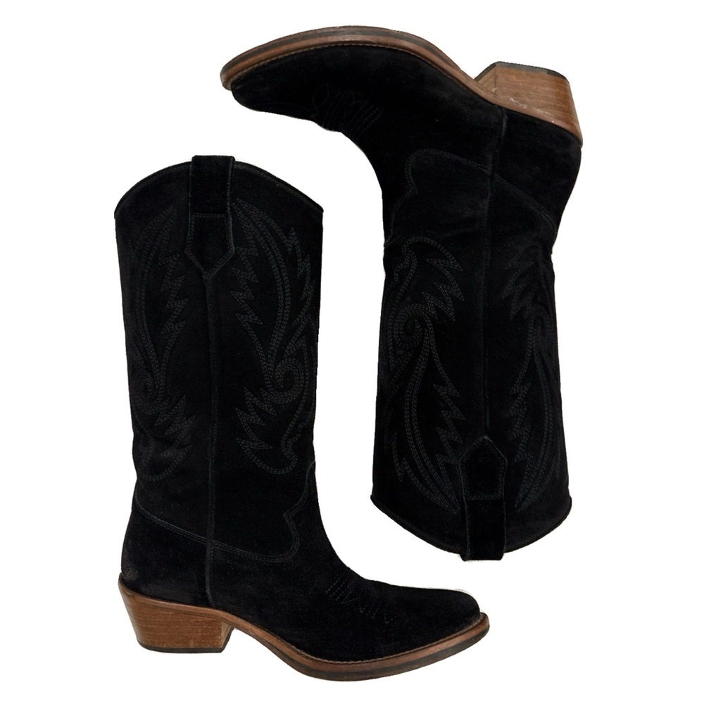 Toral Black Western Cowboy Boots